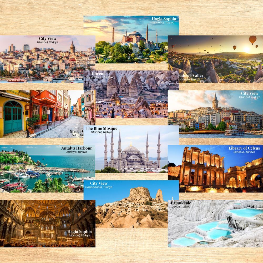 Turkiye Turkey Gift Souvenir Fridge Magnet Door Gift Food Culture Festivities 10 cm x 5