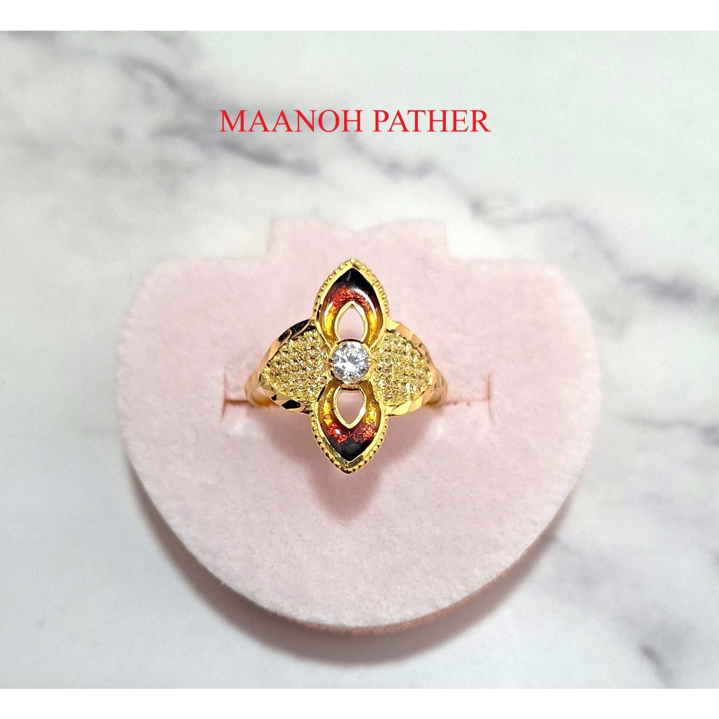 2.55GM-916 GOLD RING-916 CIN CIN-916 INDIAN RING-916 RING-916 CIN CIN EMAS-916 GOLD-916 LADIES FANCY RING-916 CIN CIN