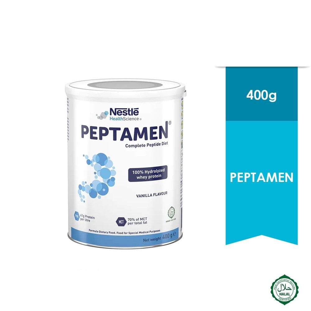 NESTLE Peptamen Complete Peptide Diet 400g Vanilla Flavour Milk Powder -Tin