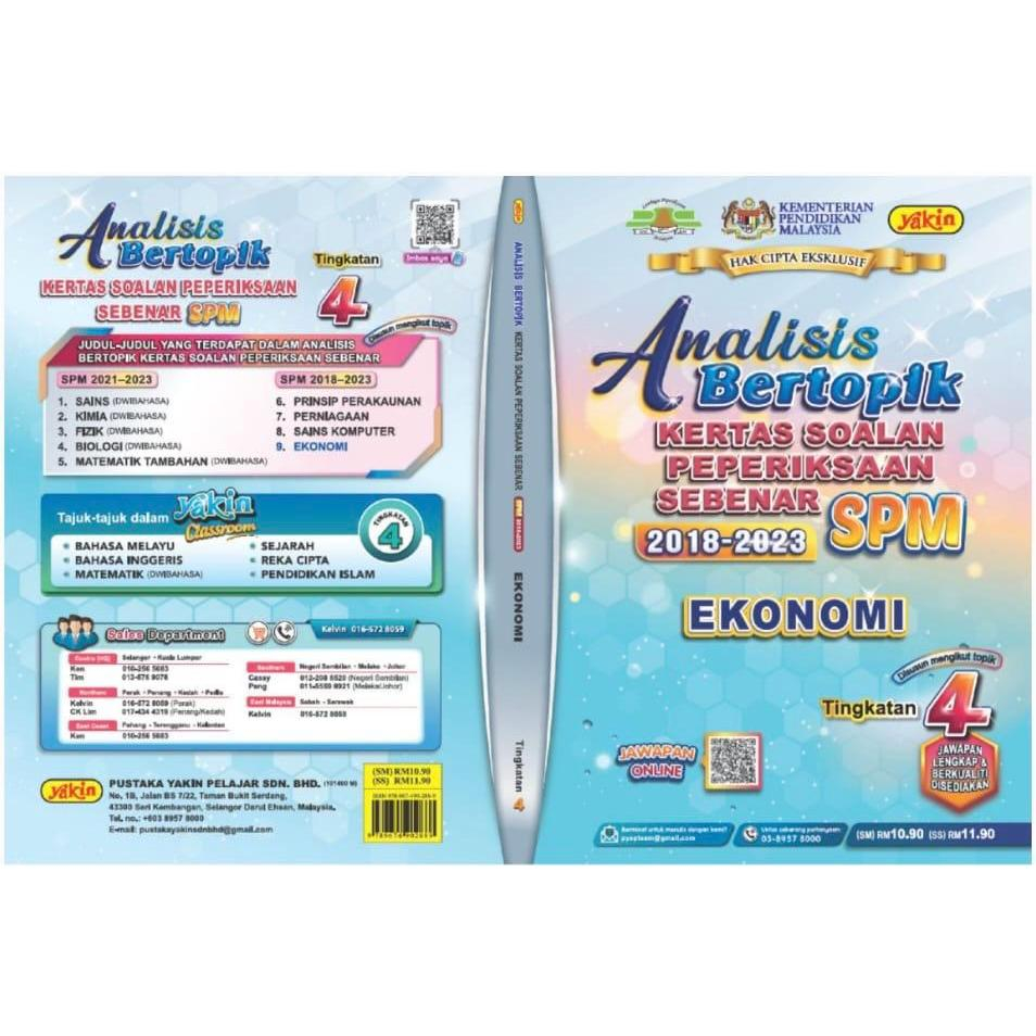 ANALISIS BERTOPIK KERTAS SOALAN SEBENAR SPM TINGKATAN 4