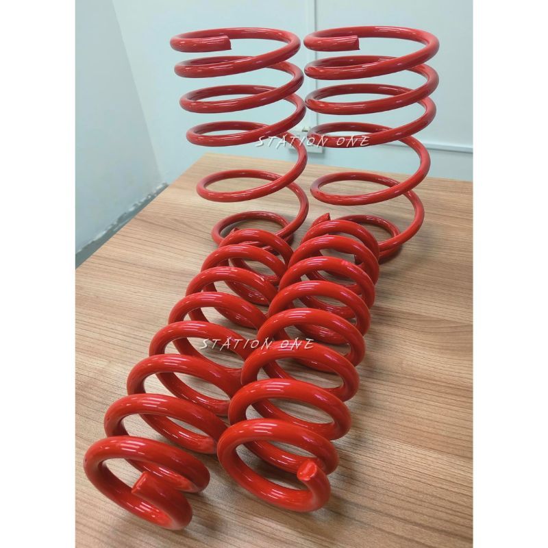 Ford Fiesta / Mazda 2 DE Lowered Height Sport Spring (Red)