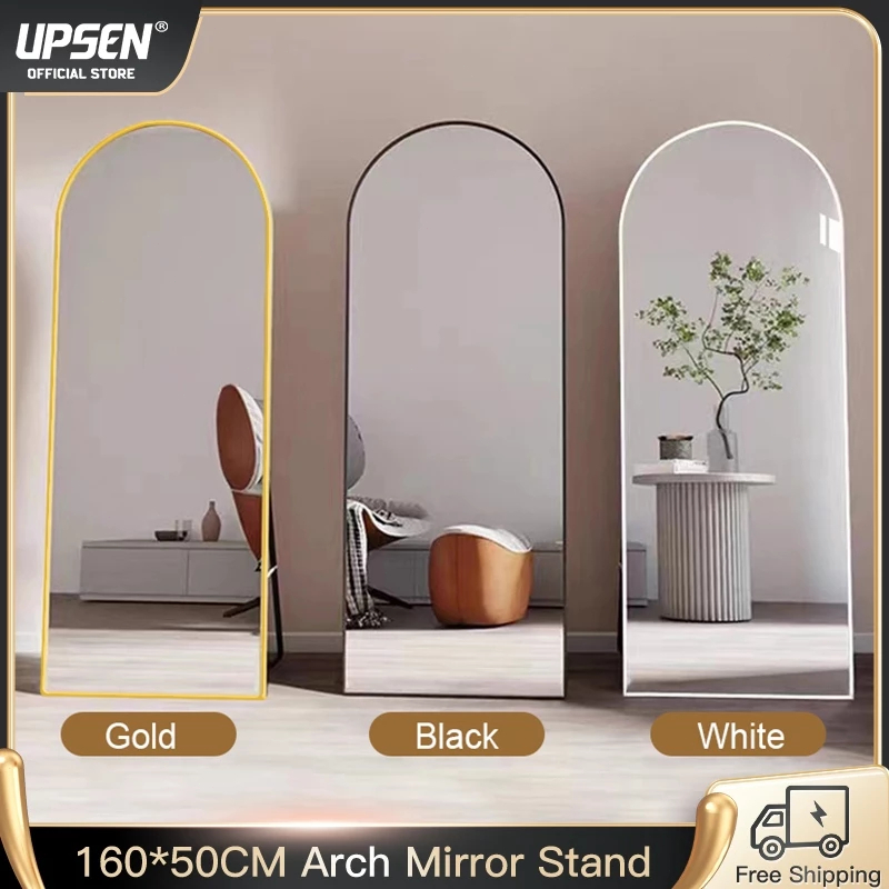 Cermin Panjang Arch Mirror With Stand Full Body Mirror Wall Hanging Dressing  Floor Length Mirror welcome board wedding