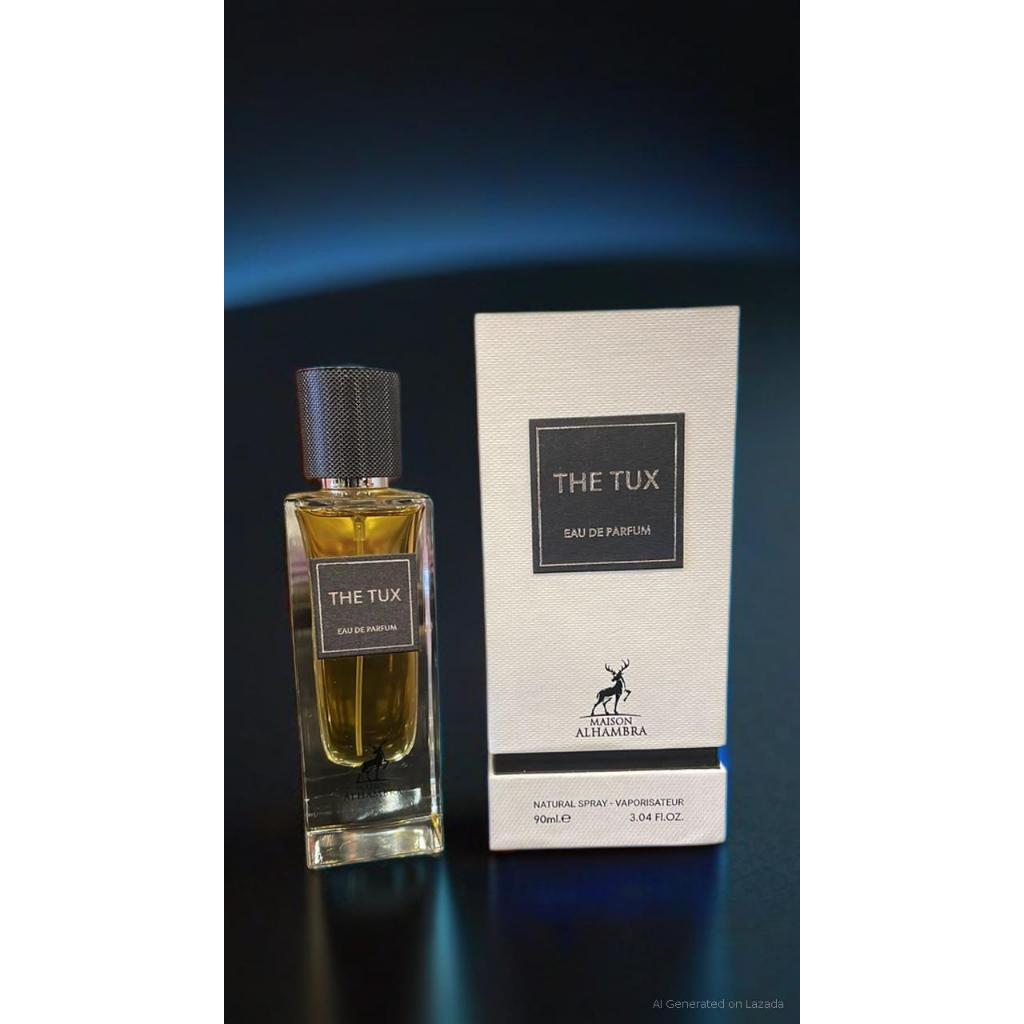 The Tux 90ML Original by Maison Alhambra scent that radiates confidence, mystery, and quiet luxury