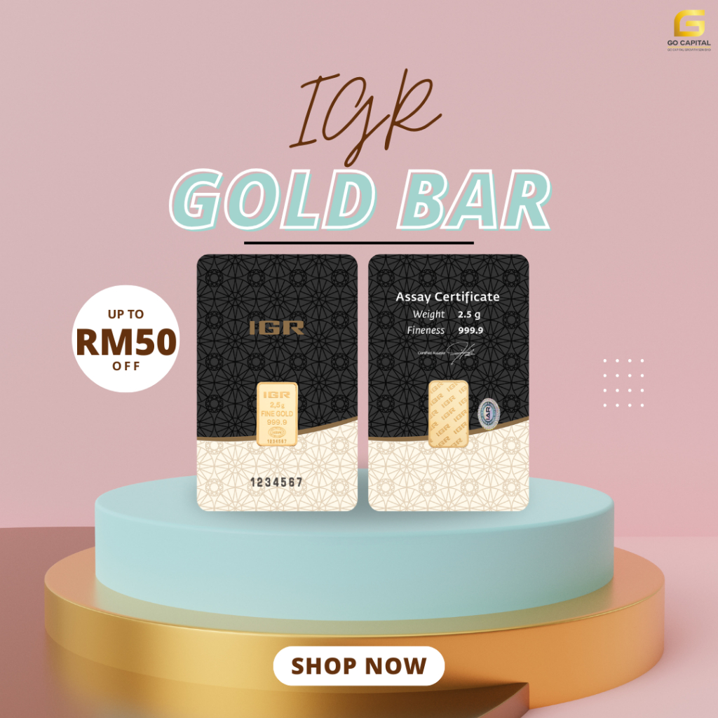 2.5g Gold Bar IGR 999.9 - Emas 24K LBMA Certified (Gold Investment)