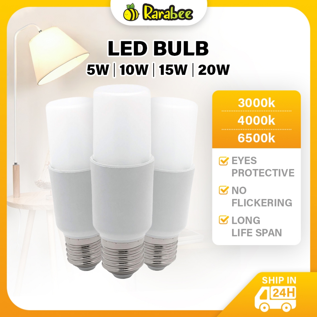 10W 15W / STICK BULB E27 / AC LED Light Bulb / Energy Saving LED mentol Lampu