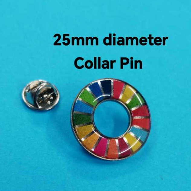 Feel the Sustainable Enamal 17 colors sustainable Development Goals brooch united COLLAR PIN ready stock
