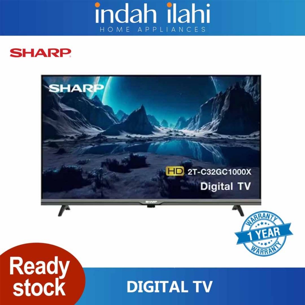 Sharp Televisyen - 32“ FHD Basic Digital TV 2T-C32GC1000X 2TC32GC1000X