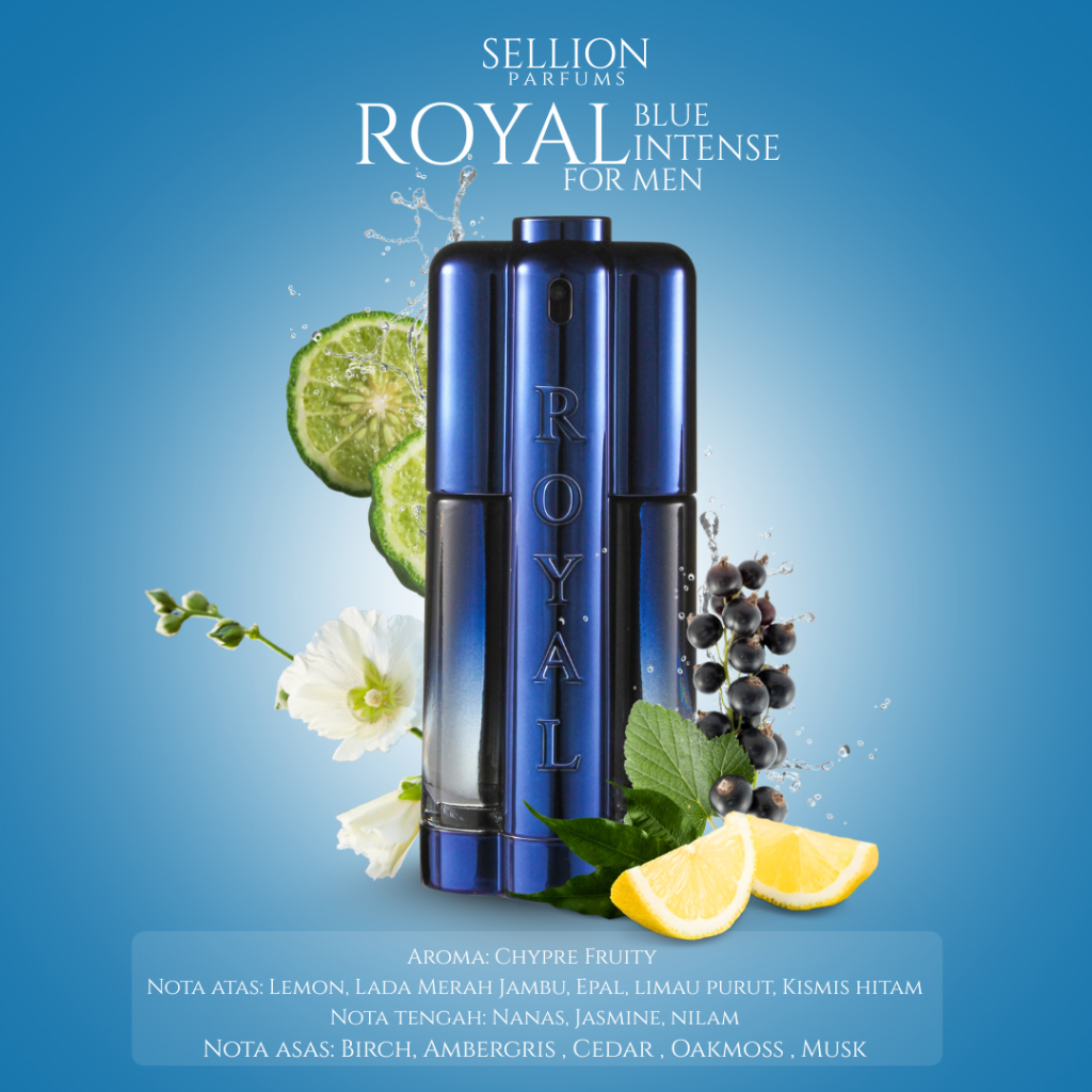 Sellion Perfume Royal Blue / Gold / Brown / Silver EDP 100ML Minyak Wangi Lelaki dan Perempuan Tahan Lama