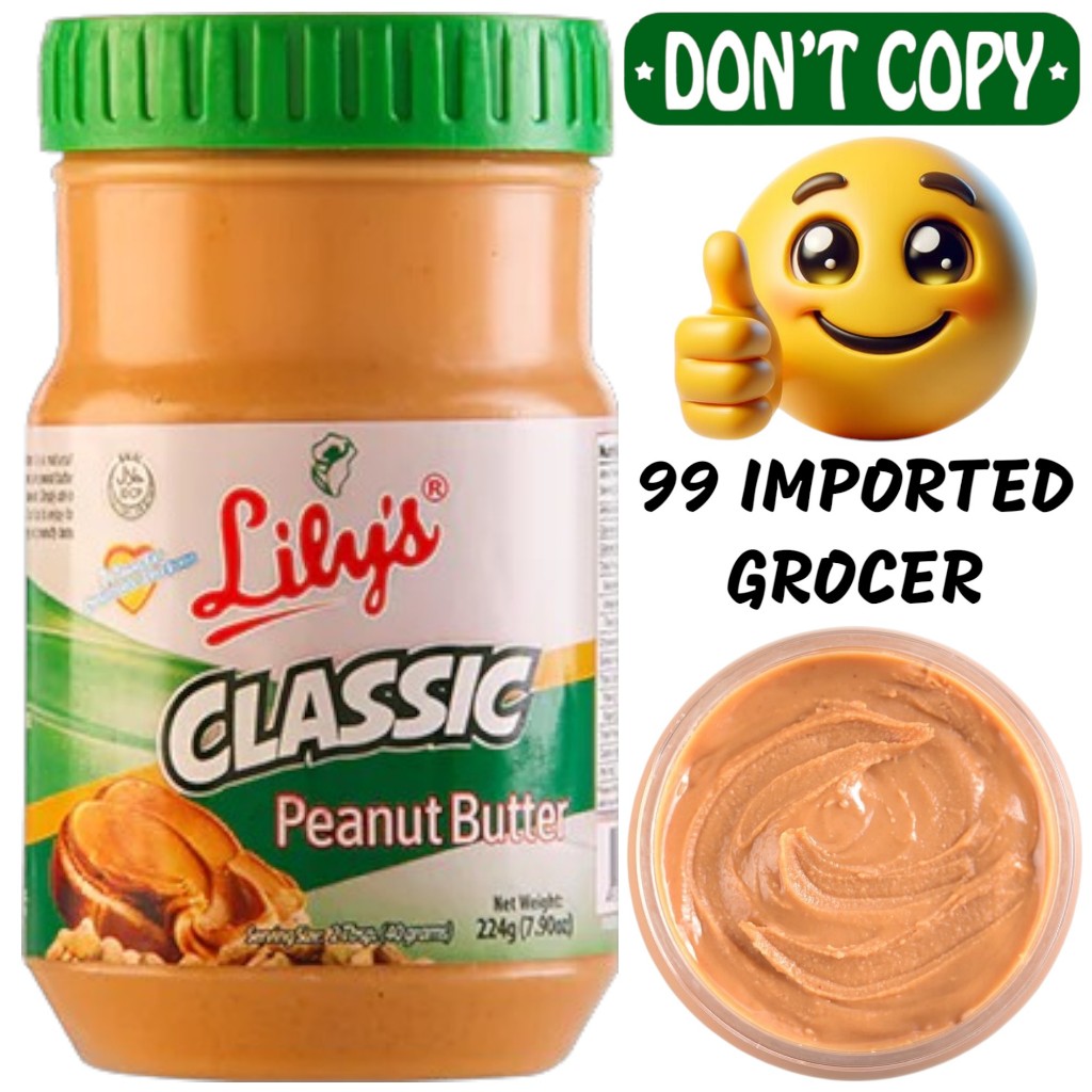 LILY'S Classic Peanut Butter Organic 224g.