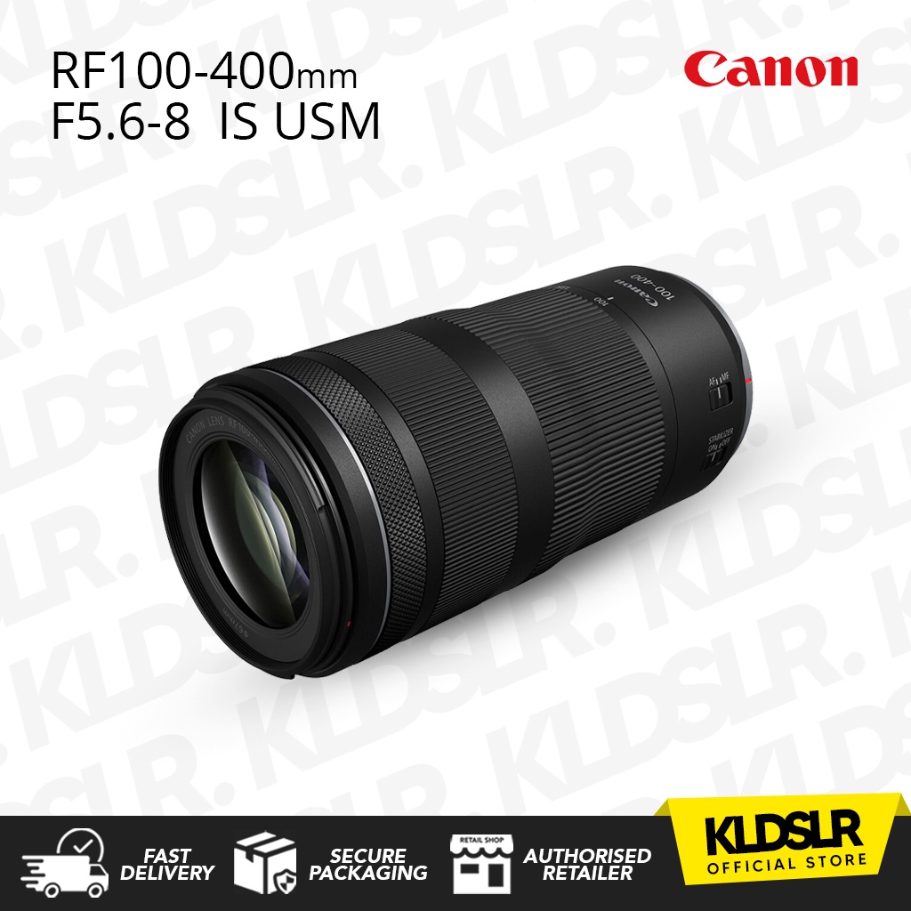 Canon RF 100-400mm F5.6-8 IS USM Lens (Canon Malaysia Warranty)
