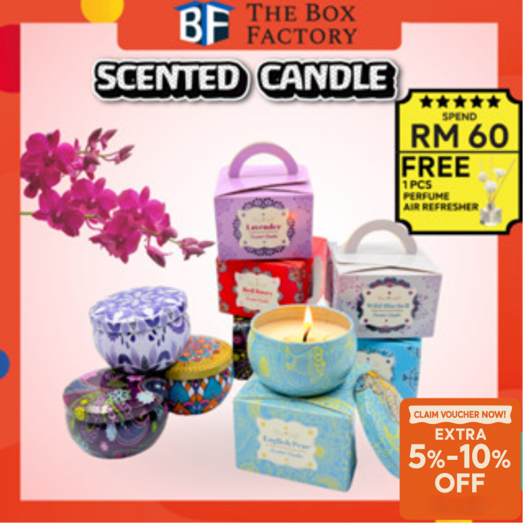 TBF Scented Candle DoorGift Set Essential Oil Kahwin Goodies Set Natural Fragrance Soy Wax Wangi Lilin Buatan Tangan香薰蜡烛