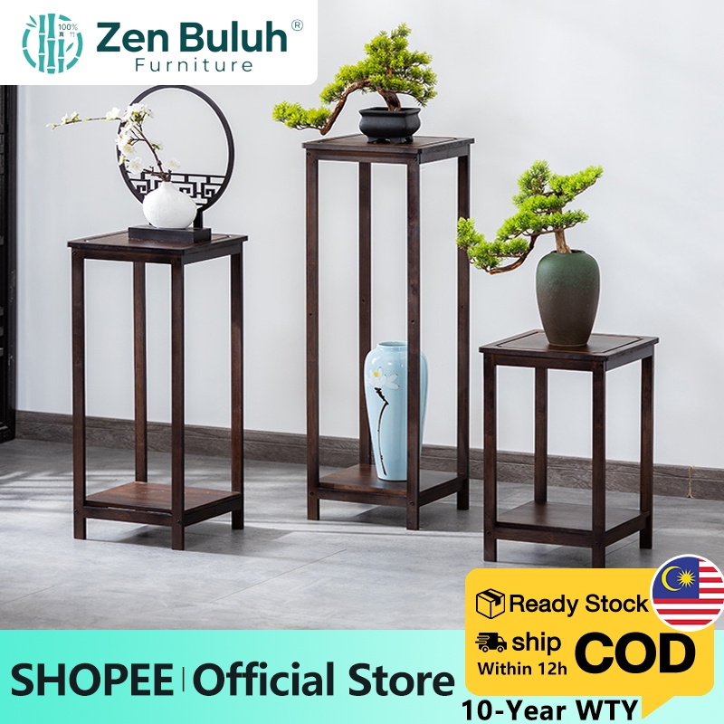 【100mboo】Plant Rack Rak Pasu Bunga Indoor Flower Pot Rack Plant Garden Rack Display Stand 花架