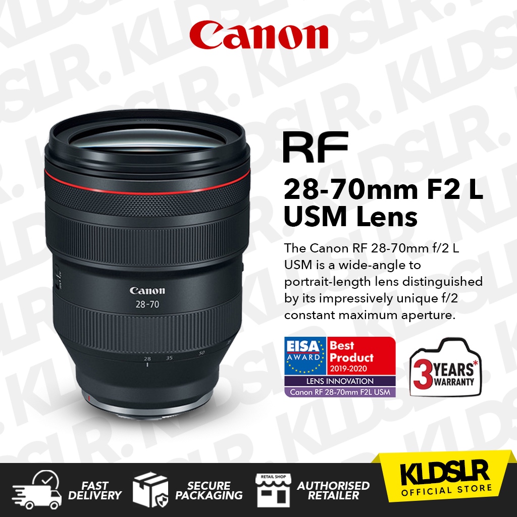 Canon RF 28-70mm F2 L USM Lens (Canon Malaysia Warranty)