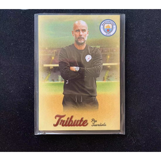 2022 Futera Pep Guardiola Tribute LAST PRINT 25/25 = EBAY 1 OF 1 Manchester City