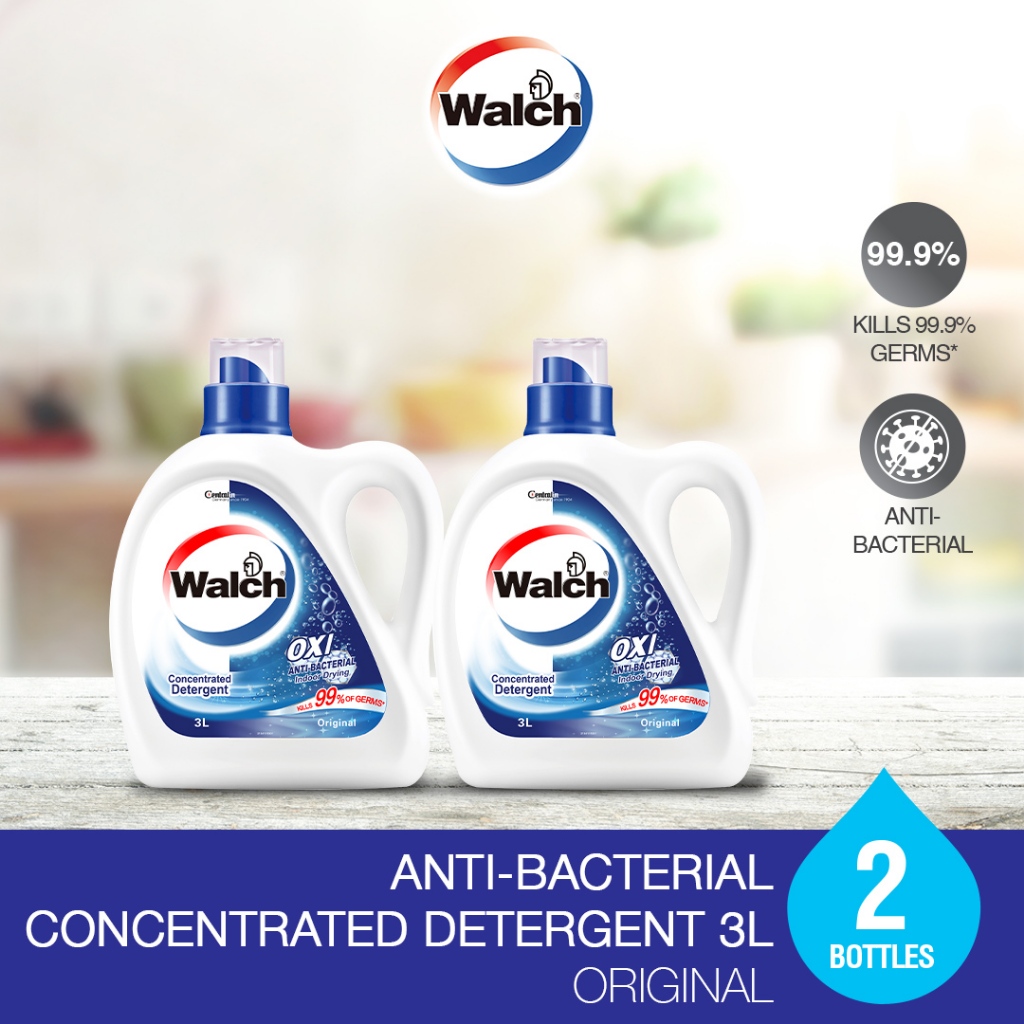 [TWIN PACK] Walch OXI Clean Anti-Bacterial Concentrated Detergent (3000ml)