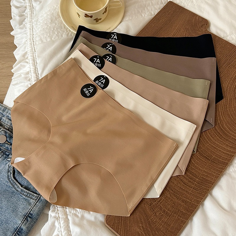 NO.315 BUTTON CO 7A ANTIBACTERIAL MIDDLE WAIST ICE SILK WOMAN UNDERWEAR BREATHABLE PANTIES SELUAR DALAM WANITA GIRL 女生内裤