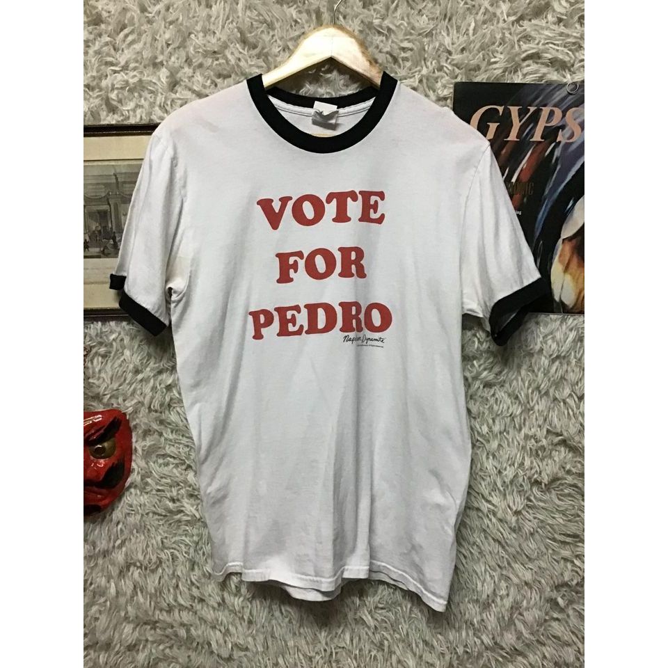 Movie ringer tee vote for pedro napoleons dynamite merch