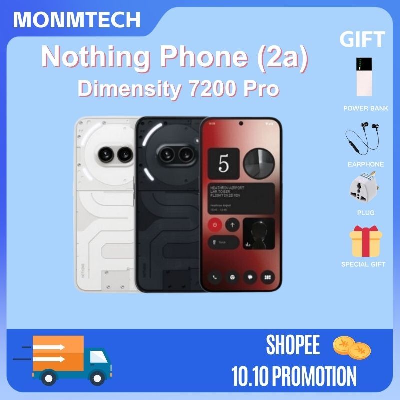 Nothing Phone 2a Mediatek Dimensity 7200 Pro / Nothing Phone 2 Snapdragon 8+ Gen 1