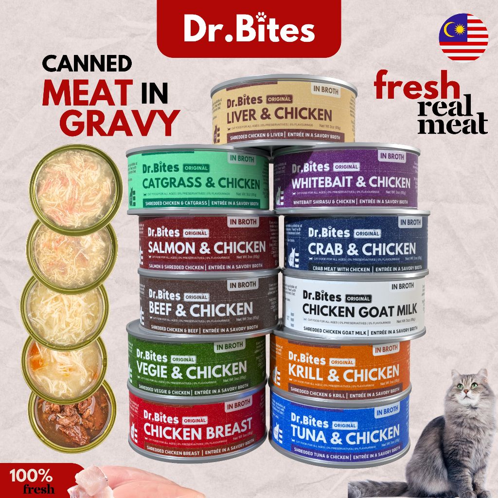 Dr.Bites Cat Canned Food (Wet Food) 85g