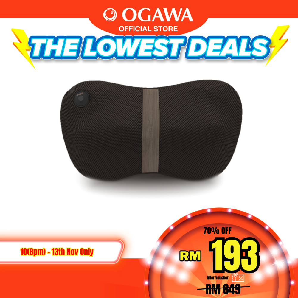 [11.11] OGAWA Mobile Shiatsu Lite Shiatsu Kneading Massage Pillow