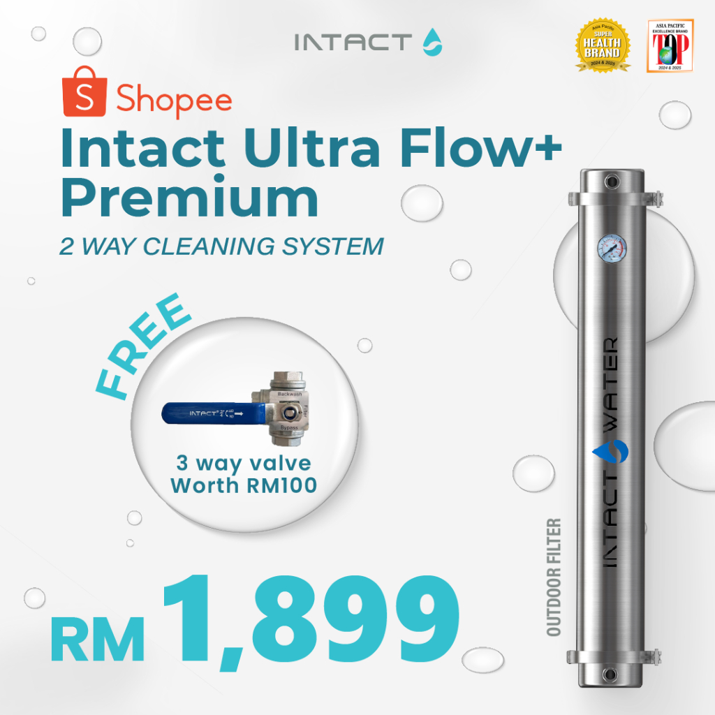 Intact Water Ultra Series Flow+ Premium Outdoor Water Purifier Filter / Penapis Air Luar Rumah