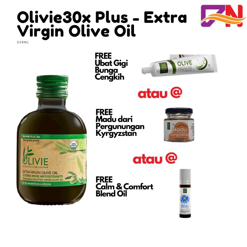 Olivie Plus 30x Minyak Zaitun Extra Virgin Olive Oil - Olive House / Olivie30x