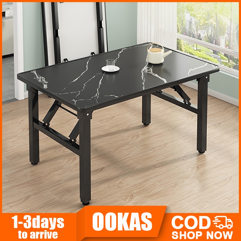 OOKAS Foldable Table Desk Multipurpose Dining/Computer Study Table Office Desk Portable Wooden Table 折叠桌子