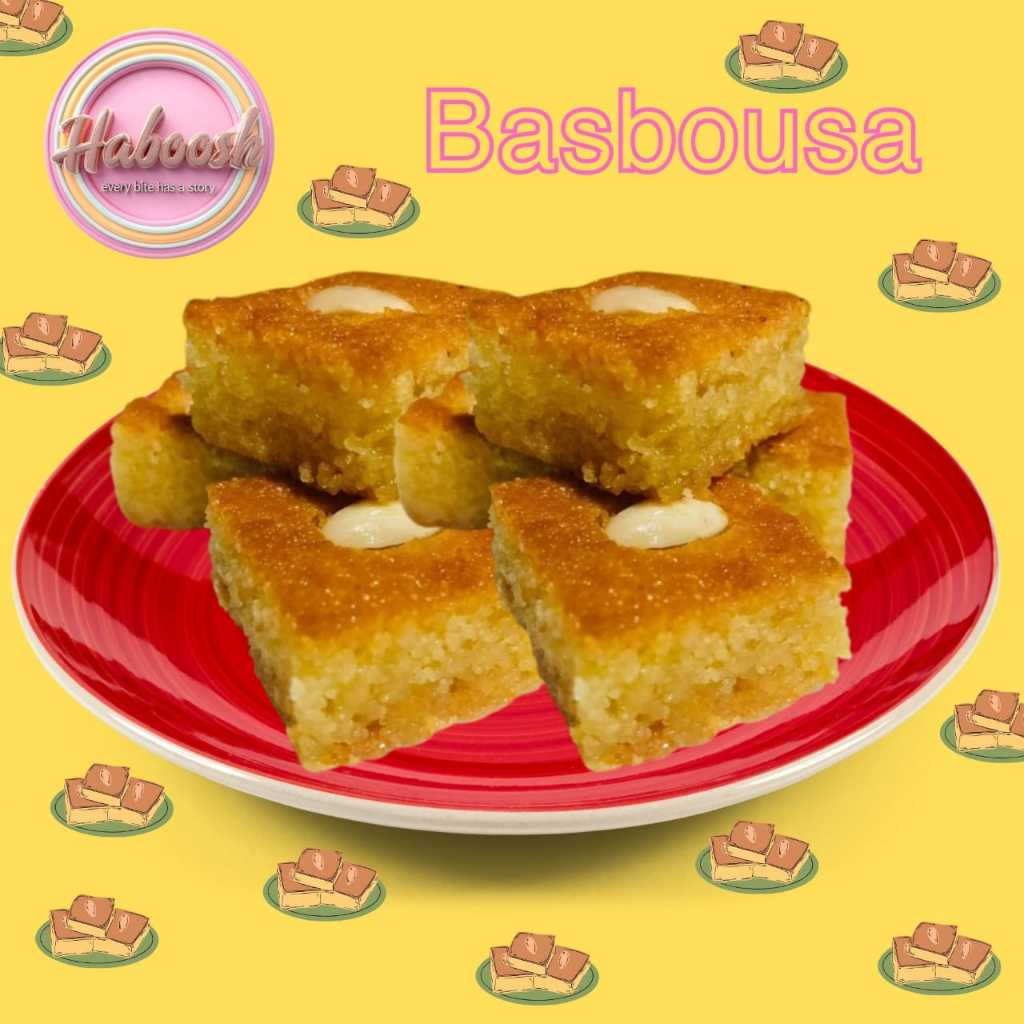 Basbousa Cake - Coconut Semolina Cake - Semolina Delight - Revani Cake - Golden Syrup Cake - 250 G