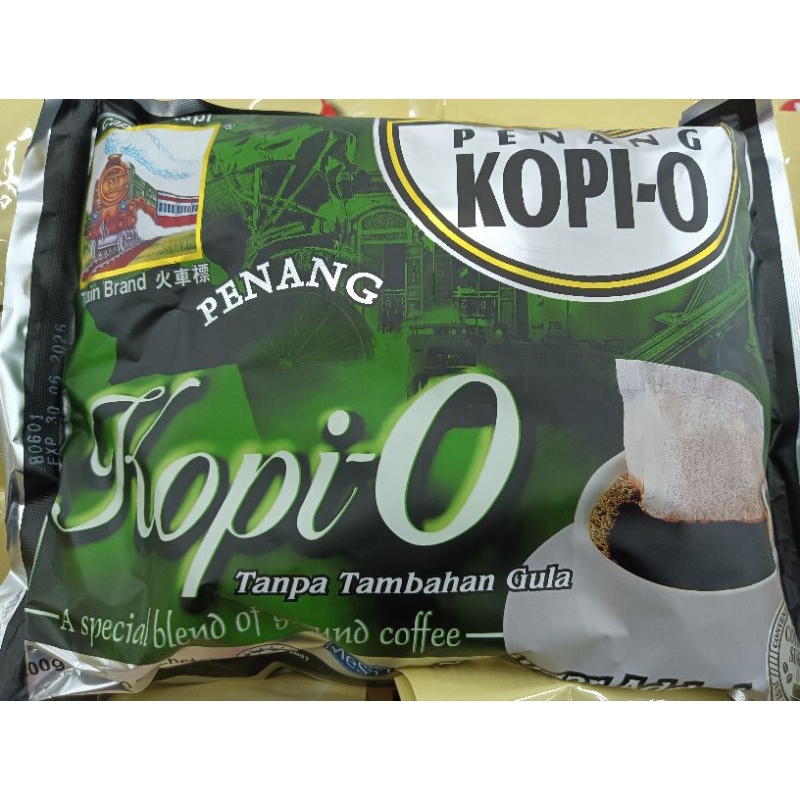 Cap Keretapi Penang Kopi-O 200g (10g X 20 sachets) No Sugar