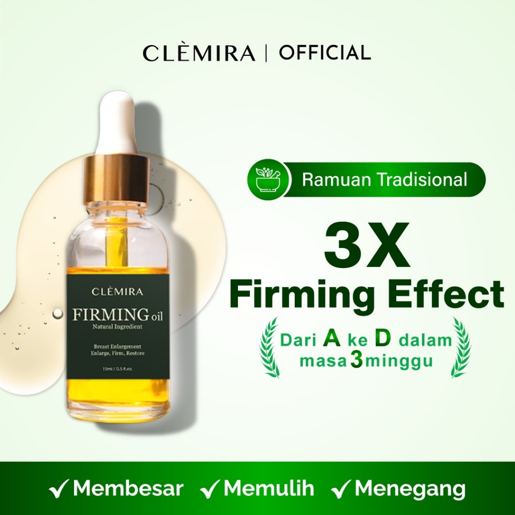 Clemira Firming Oil Besarkan Payudara Breast Enlargement Tegangkan Payudara