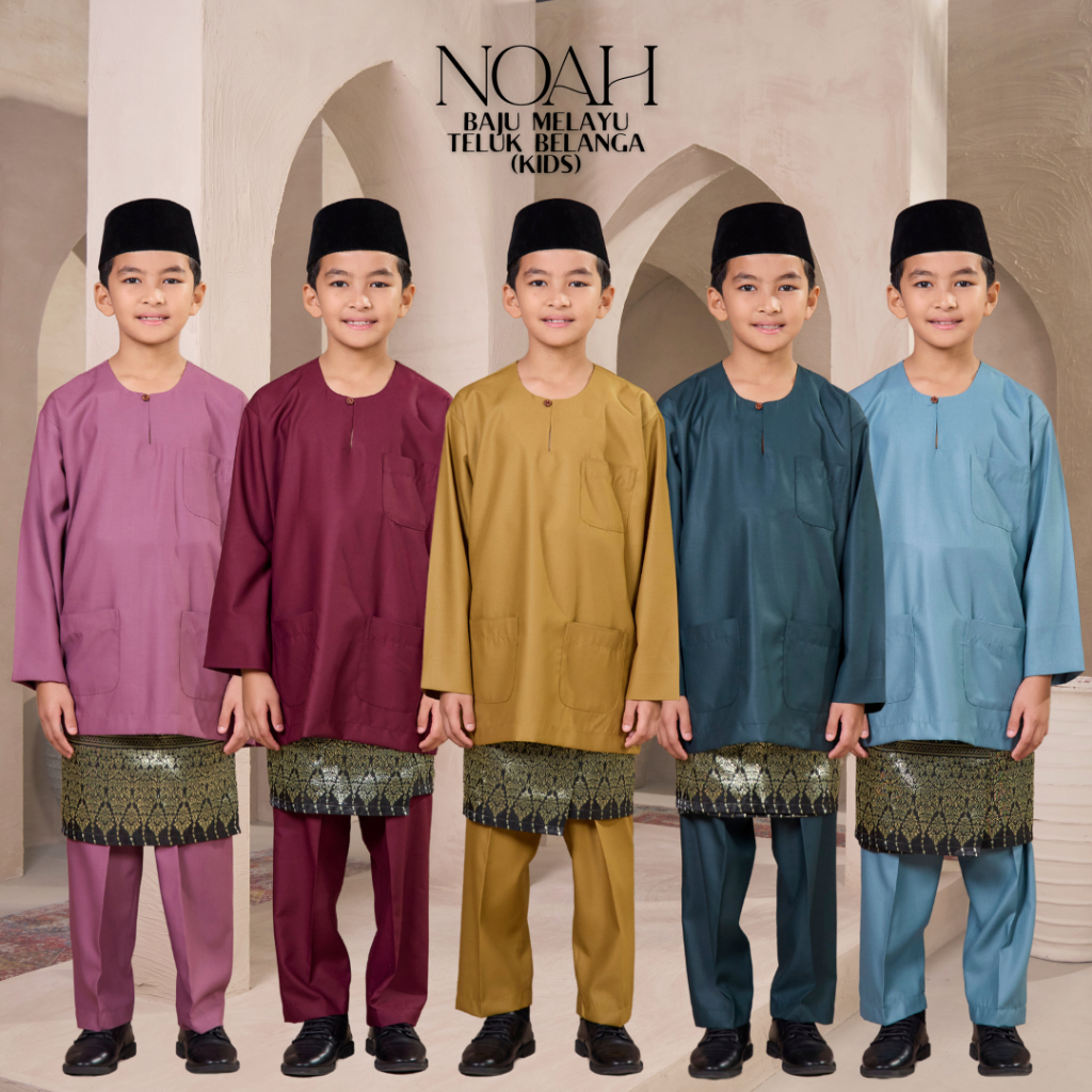 RAF Online Store | Noah Baju Melayu Teluk Belanga Kids | Premium Cotton Osaka | PART 1 Kanak-kanak