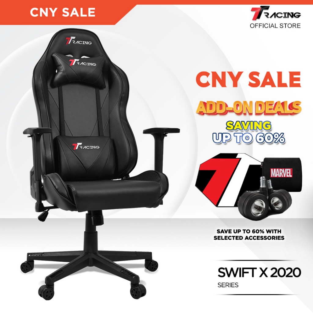 TTRacing Swift X Swift X Pro Gaming Chair Ergonomic Office Chair Kerusi Gaming - 2 Years Official Warranty