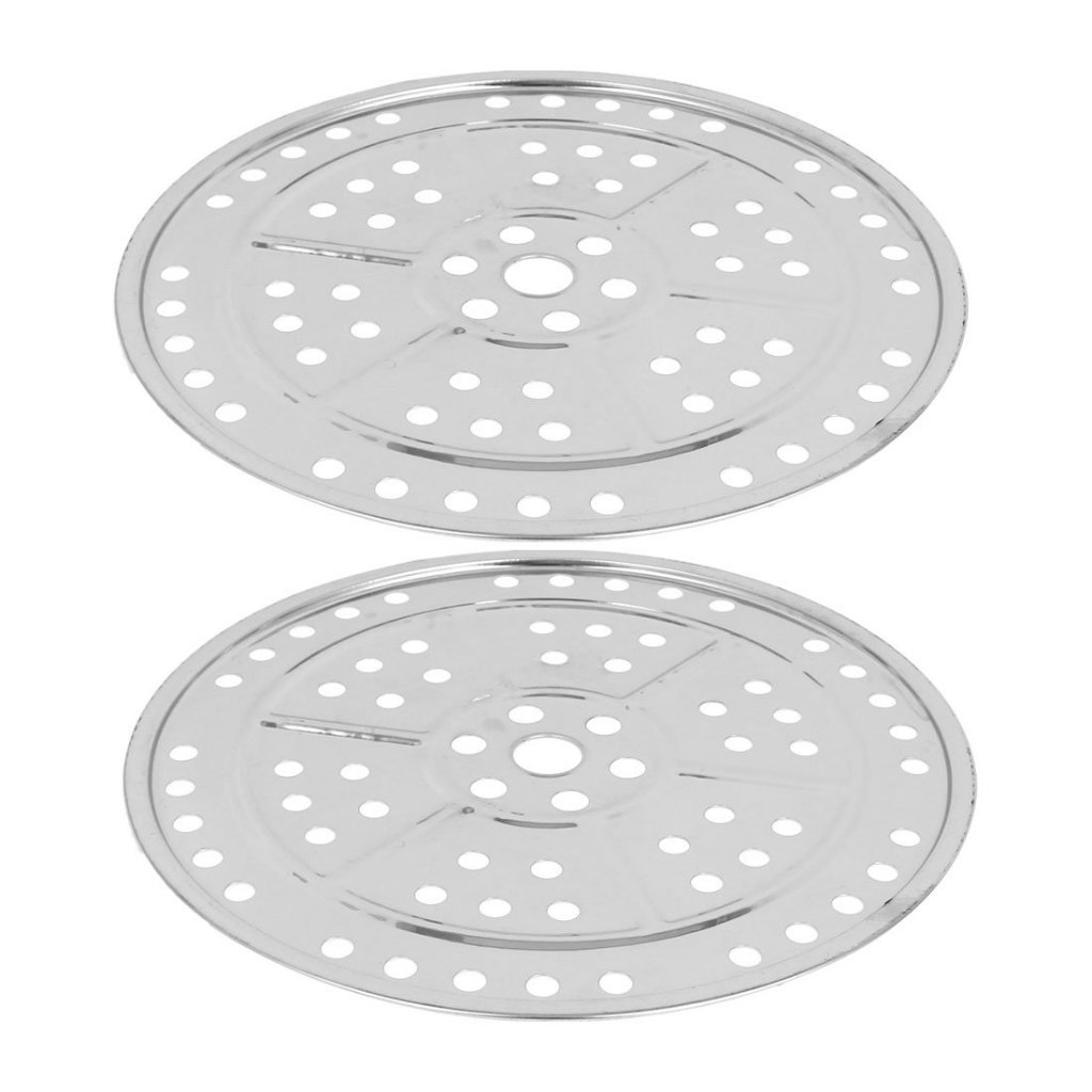Ready Stock Stainless Steel Steamer Plate Steaming Tray / Hidangan Kukus / Steam Rack Steaming Plate / Tray Kukusan#