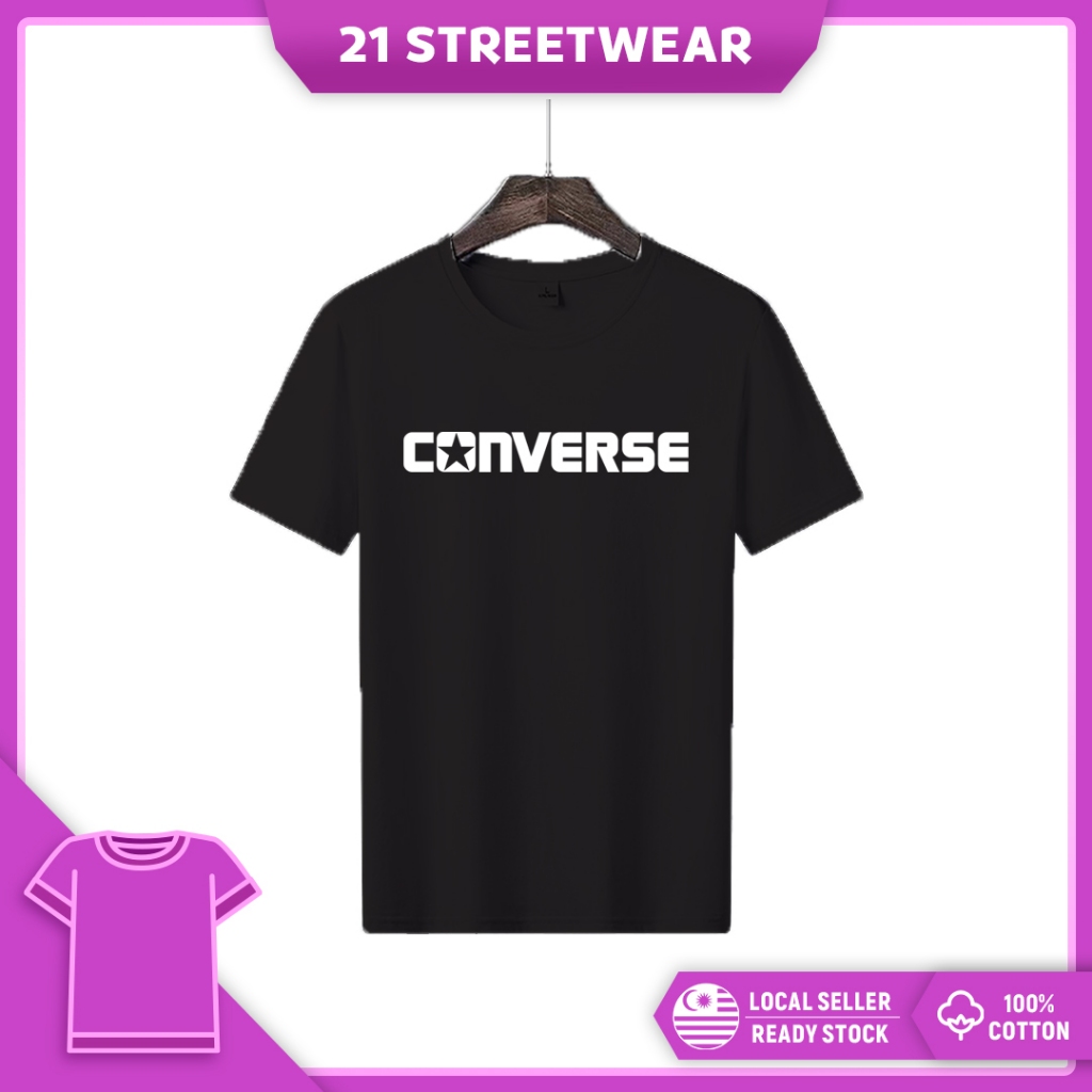 ?Premium Cotton? Converse Baju T shirt Lelaki 100% Cotton Baju Gundam Baju Viral Lelaki Men T shirt Baju