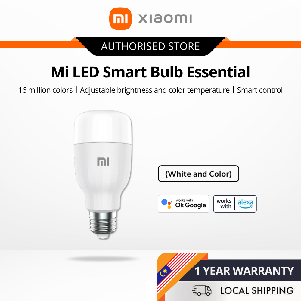 Xiaomi Smart LED Bulb (White & Colour Edition – Wi-Fi & Voice Control)