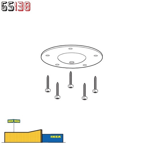 IKEA ADILS/OLOV Table/Desk Leg Holder with 5pcs Screw ()