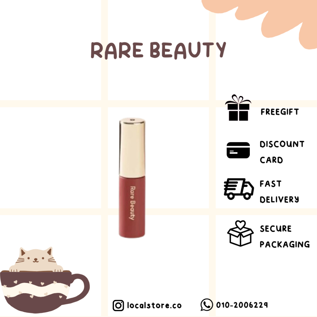 RARE BEAUTY Mini Soft Pinch Tinted Lip Oil 1.37ml (Delight) + Free Gift!