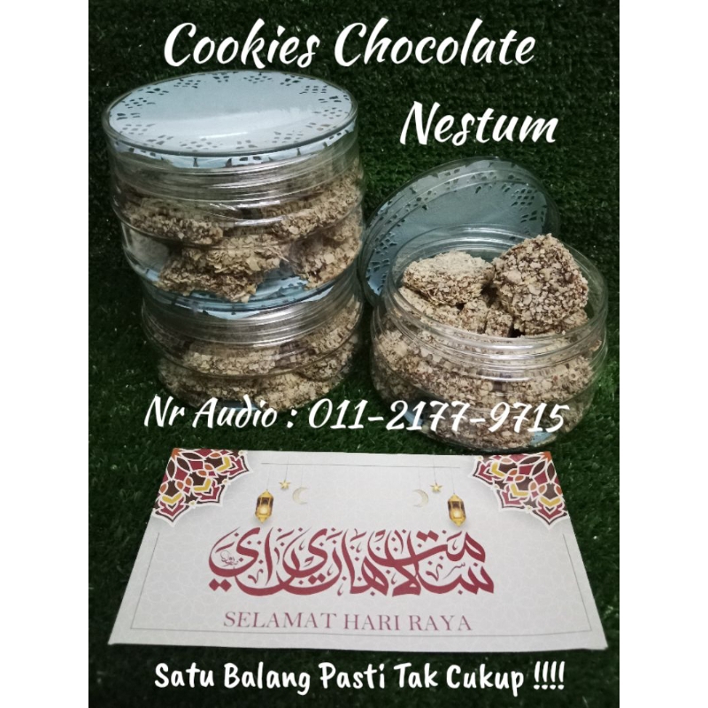 Cookies Chocolate Nestum Biskut Coklat Nestum Sedap Viral