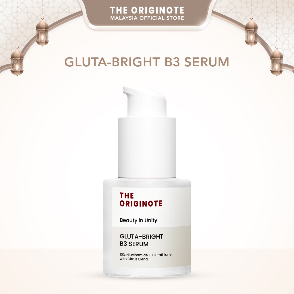The Originote Niacinamide Bright B3 Serum 20ml - Face Serum for Brightening and Remove Acne Scars with Niacinamide Gluta