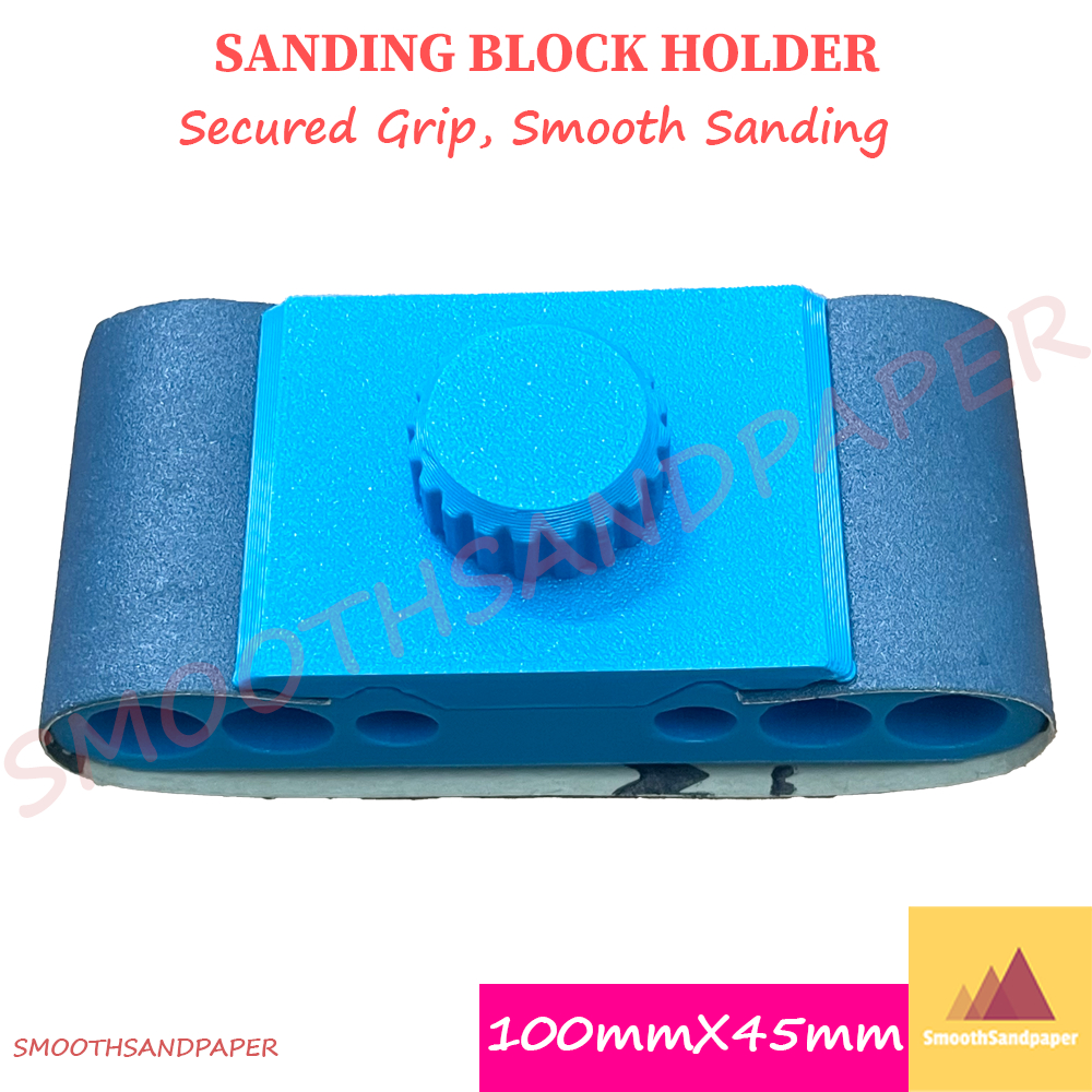Sanding Block Holder Sandpaper Tools | Holder Blok Penggosok Papan Penggosok Alat Sudut | 砂纸打磨器