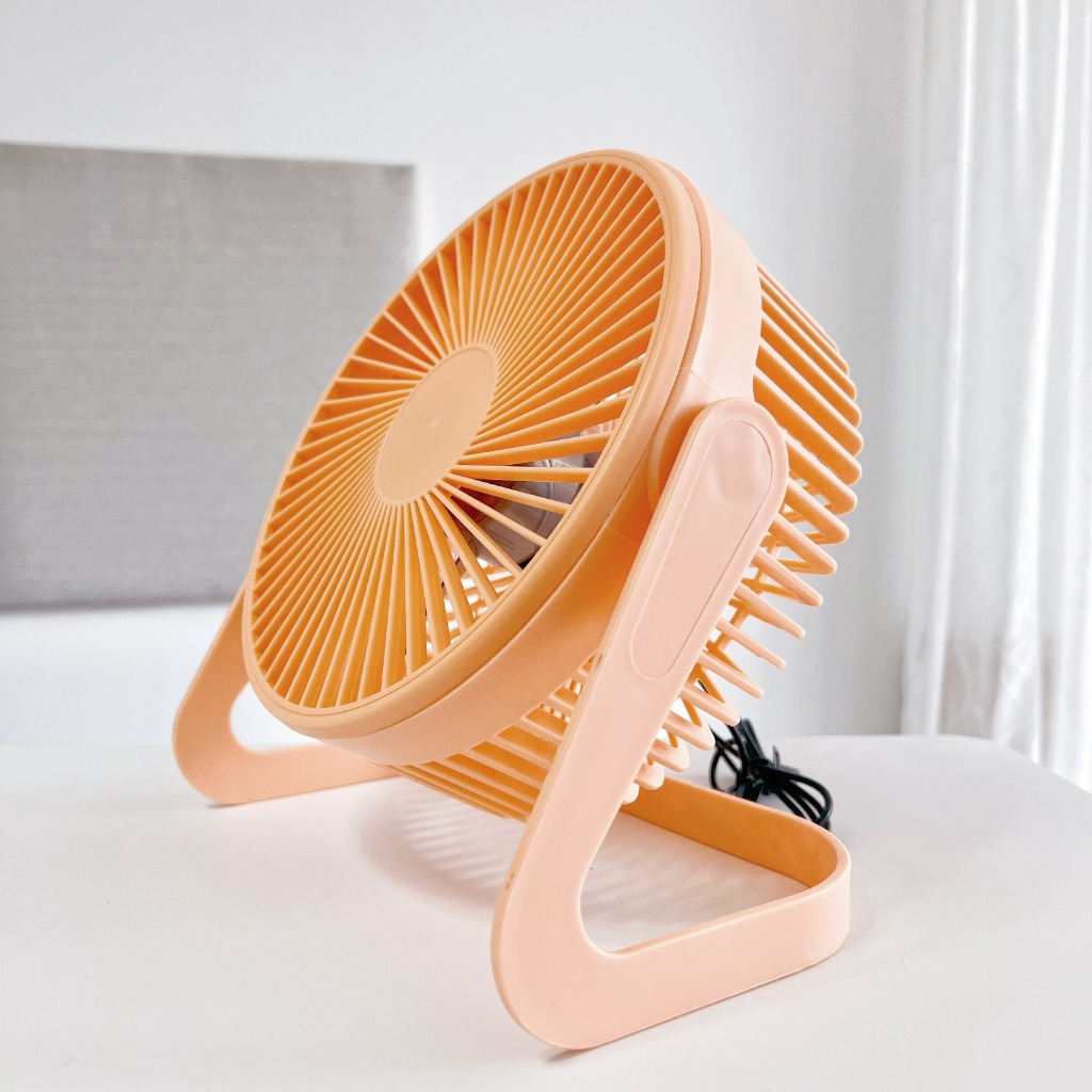 Portable Fan New 8-inch 6-inch Kipas Mini USB Desktop Table USB Metal Fan Camping Fan Office Dormitory Classroom Asrama