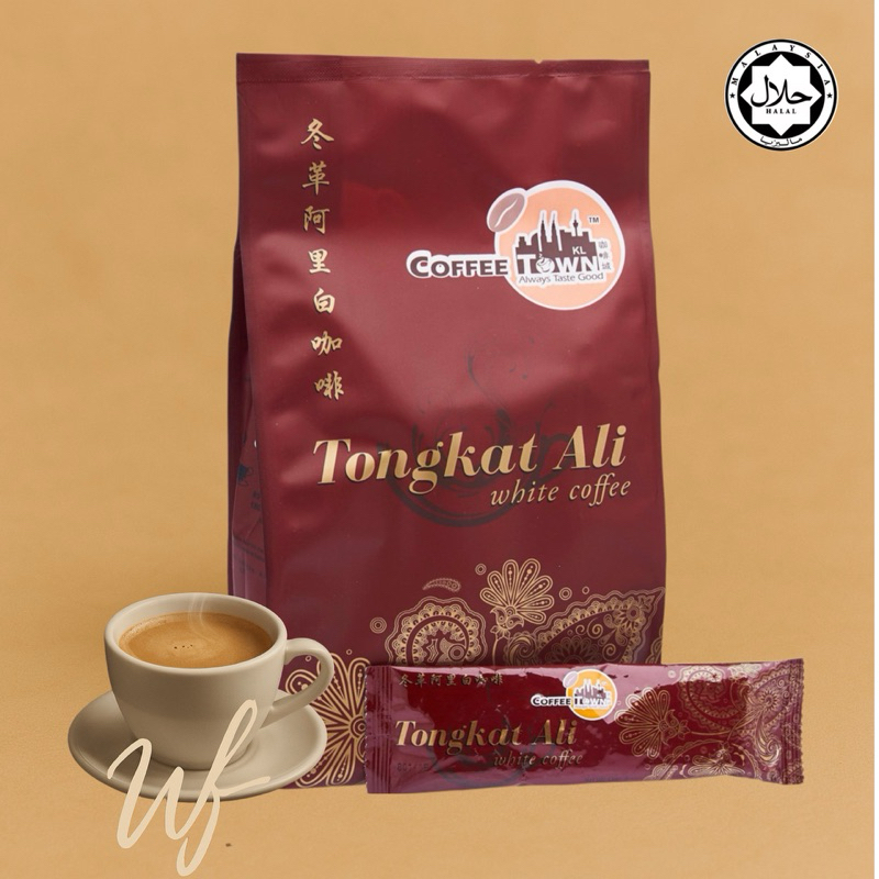Coffee Town Tongkat Ali White Coffee 35gmx15pkts Kopi Tongkat Ali Ginseng东革阿里人参白咖啡