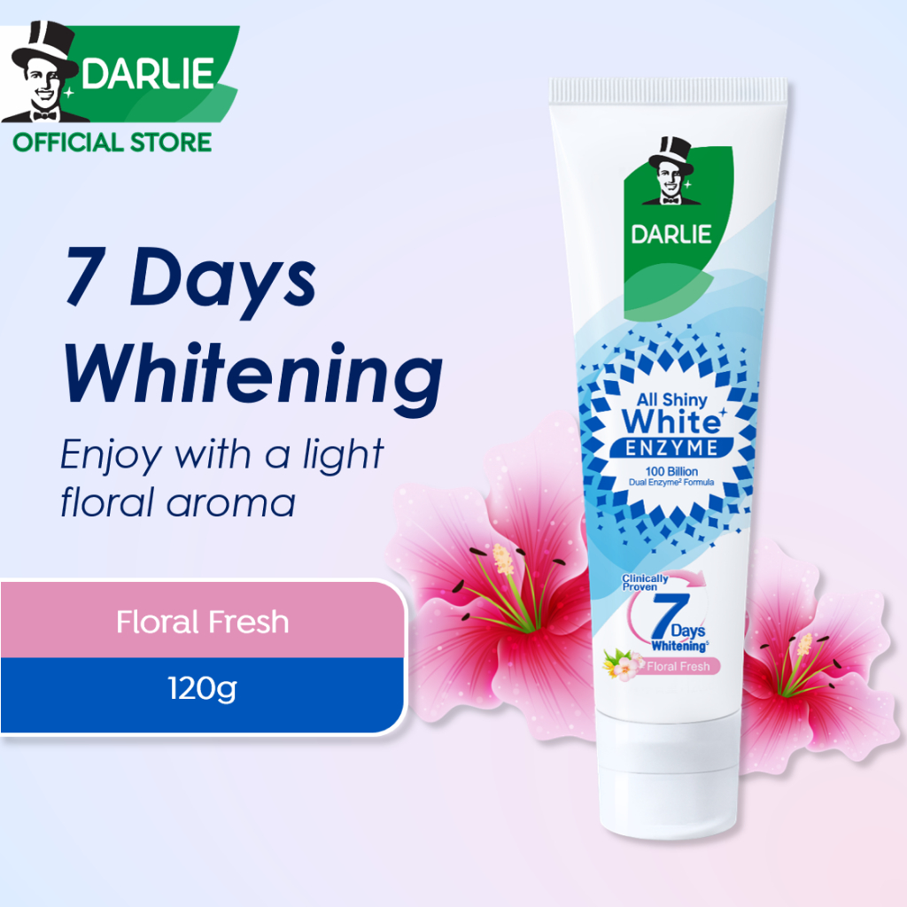 DARLIE All Shiny White Supreme Enzyme Floral Fresh Whitening Toothpaste