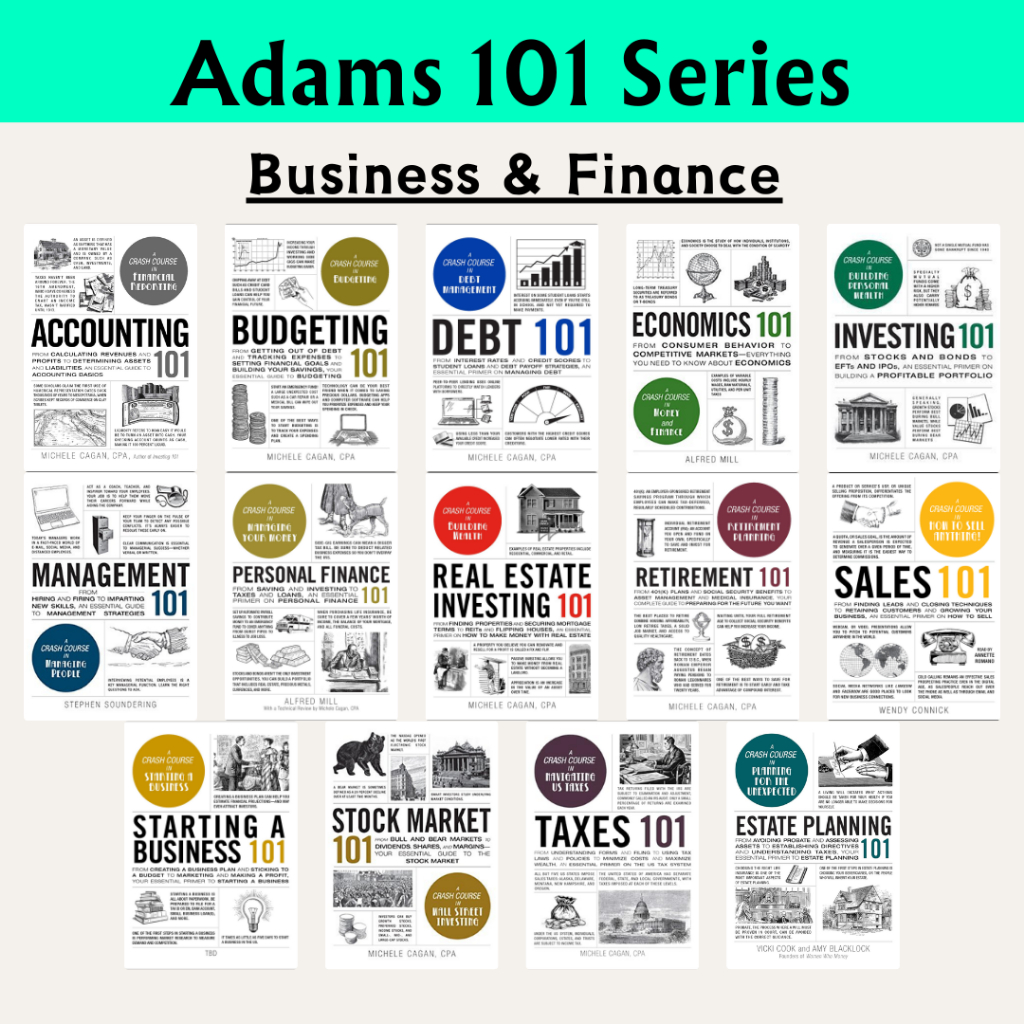 Adams 101 Series | Category 1: Business & Finance | Visit our shop to view additional categories of Adams 101 Series.