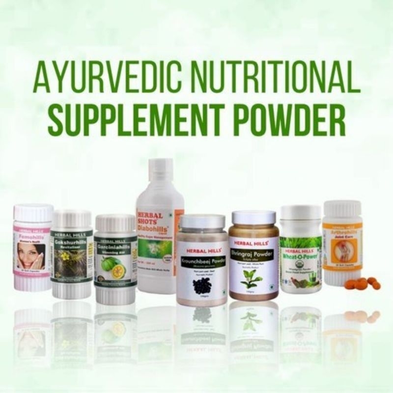 Herbal Hills Ayurvedic Powders for Home Remedies | 100g Bottles.