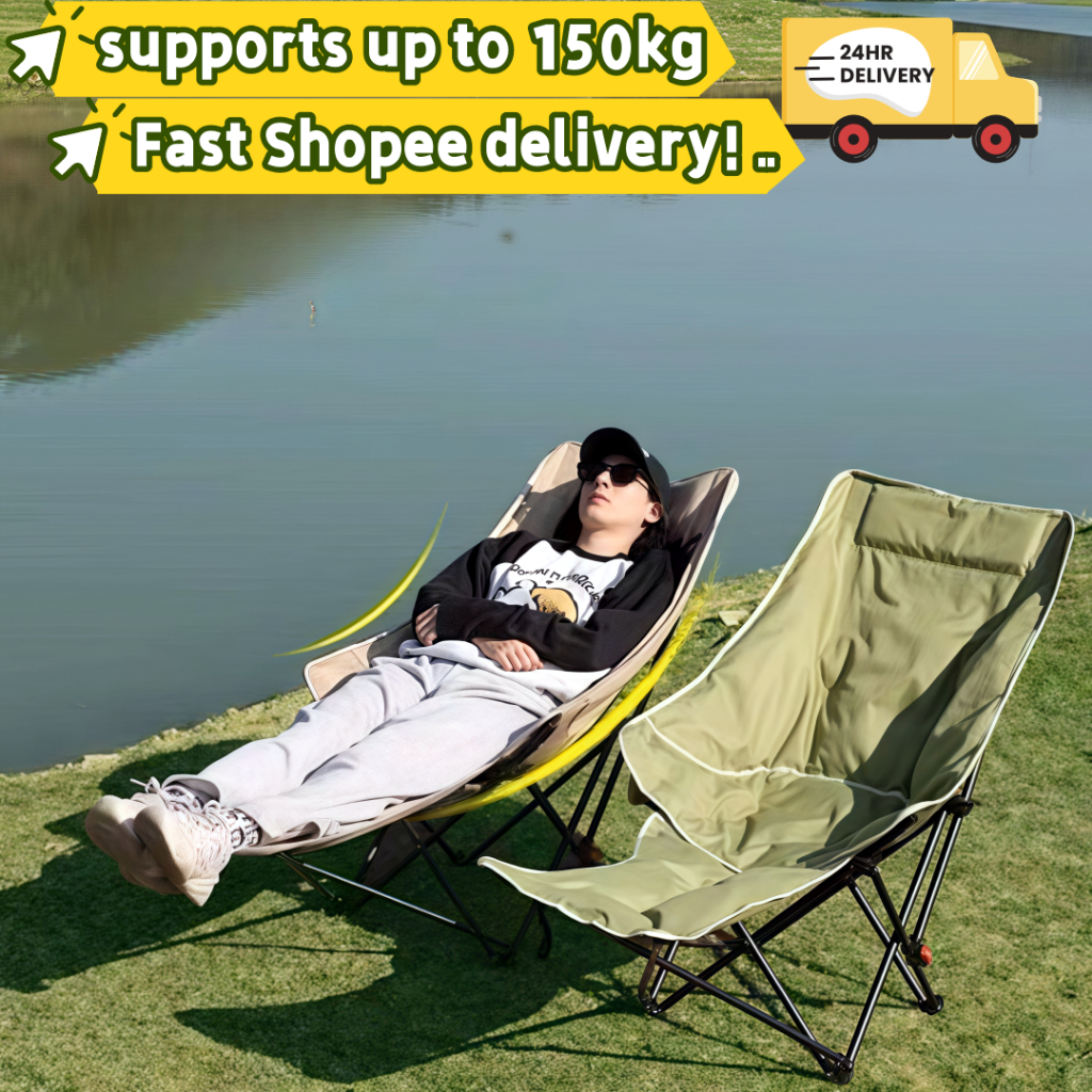 Folding Lounge Chair Portable Recreational Camping Fishing Beach Chair Stool Nap Bed