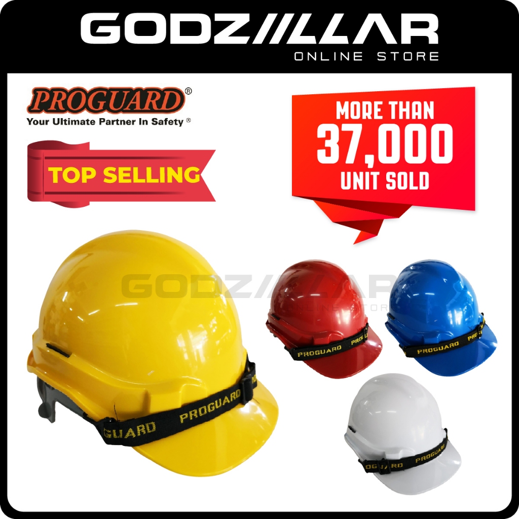 Proguard Safety Helmet | Sirim Certified | Yellow/White/Blue/Red | HG1-PHSL | Ready Stock