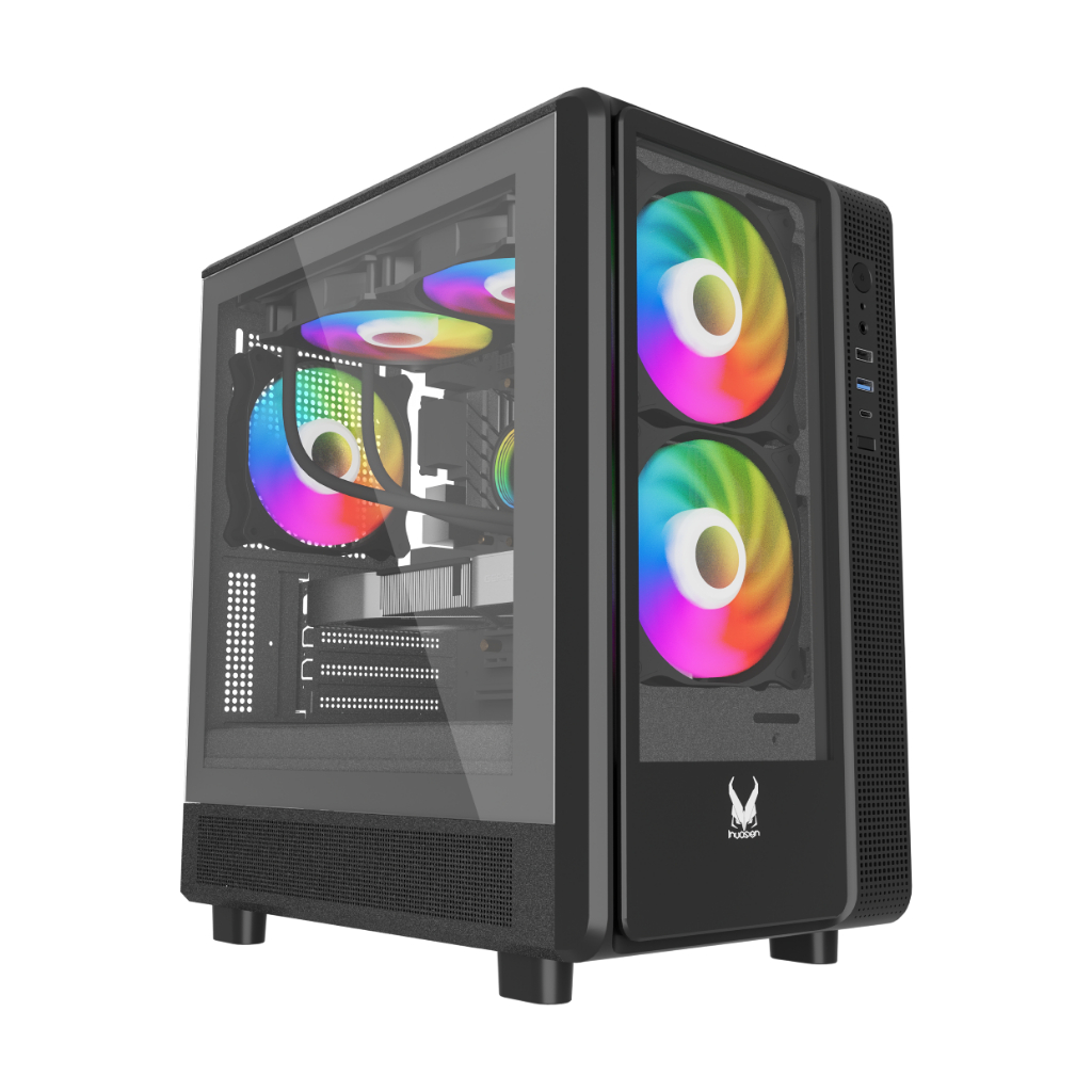 INVASION C-1000 M-ATX DESKTOP CASING / CASE WITH HIGH AIRFLOW / COMPACT SIZE - MATX - C1000 - CASE O