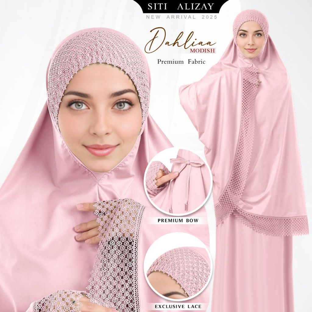 Telekung Aura Lace Viscose by Siti Alizay