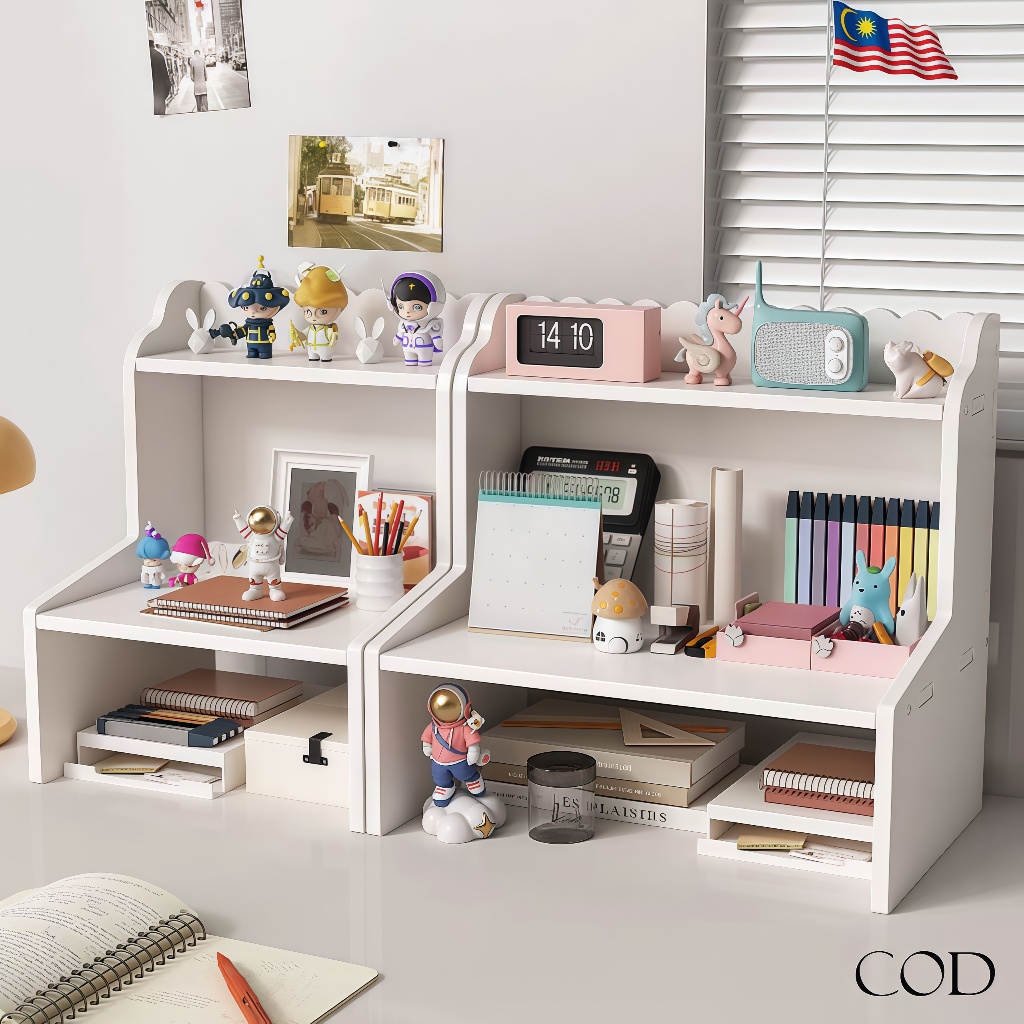 Multi-layer Storage Rack Desktop Storage Handy Tool Cosmetic Organizer Double-Layer Storage Rack